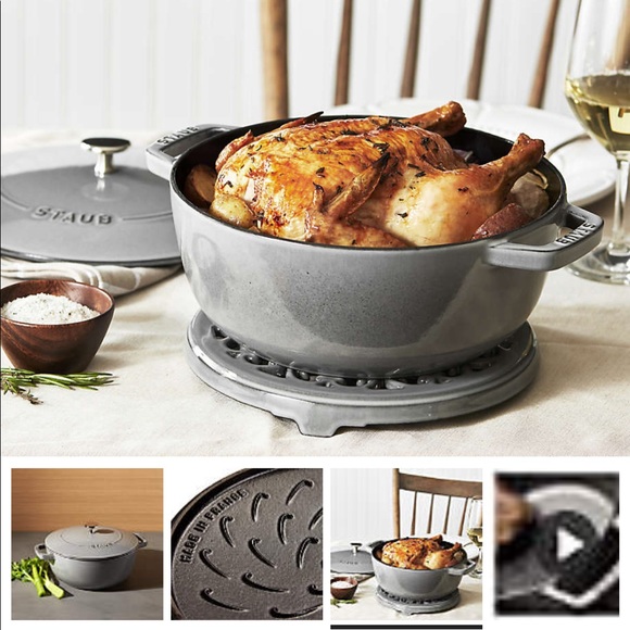 Staub new #24 3-3/4qt Rooster Red - Picture 16 of 16